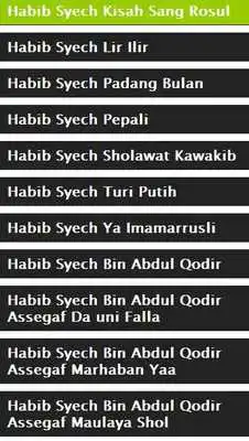 Play Sholawat Habib Syech Full MP3