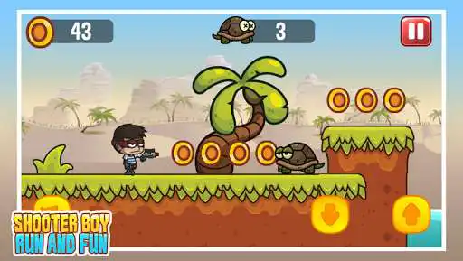 Play Shooter Boy: Run And Fun as an online game Shooter Boy: Run And Fun with UptoPlay