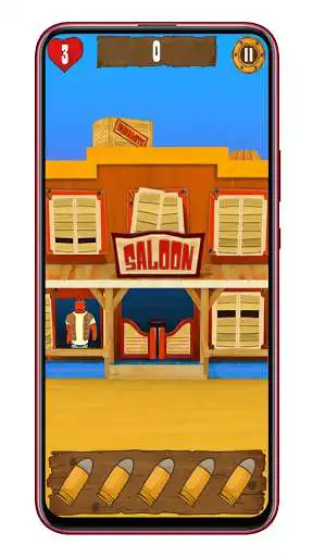 Play Shooter in saloon as an online game Shooter in saloon with UptoPlay