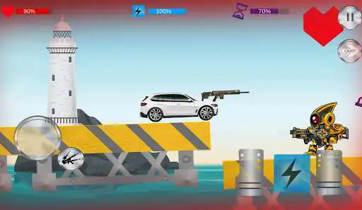 Play Shooting on The Car as an online game Shooting on The Car with UptoPlay