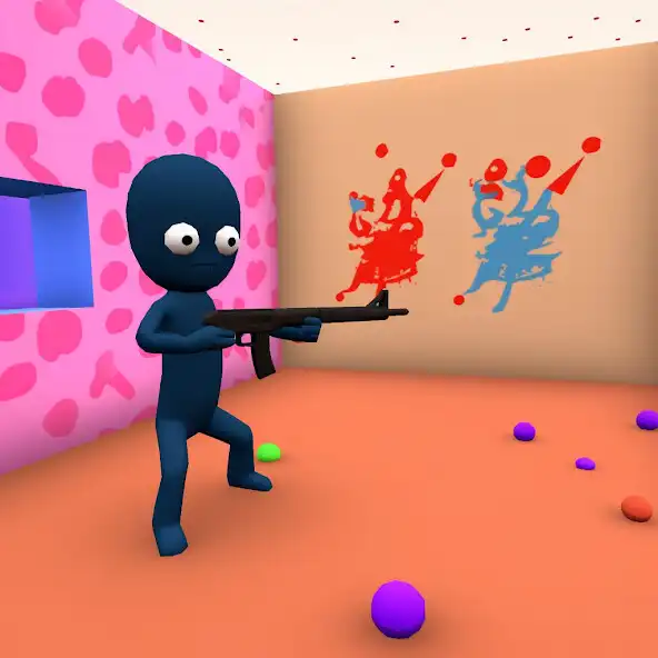 Play Shoot to Paint: Color War as an online game Shoot to Paint: Color War with UptoPlay