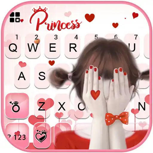 Play Shy Bow Princess Keyboard Theme APK