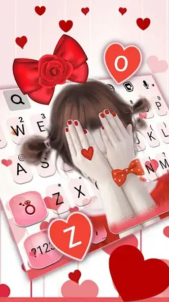 Play Shy Bow Princess Keyboard Theme as an online game Shy Bow Princess Keyboard Theme with UptoPlay