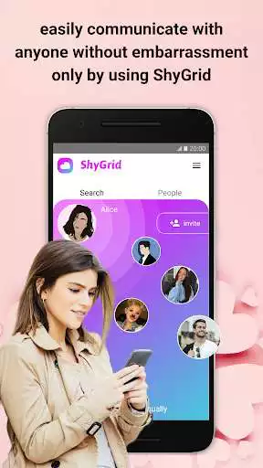 Play ShyGrid: offline social app as an online game ShyGrid: offline social app with UptoPlay