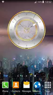 Play Silver and Gold Clock Widget