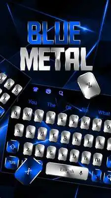 Play Silver Blue Metal Keyboard