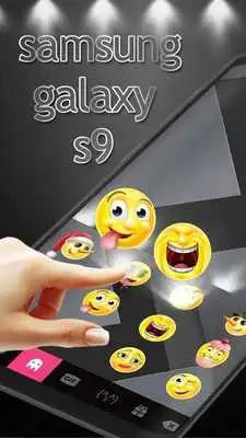 Play Silver Shine Keyboard For Galaxy S9