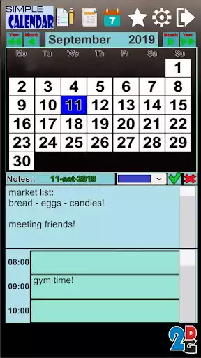 Play Simple Calendar