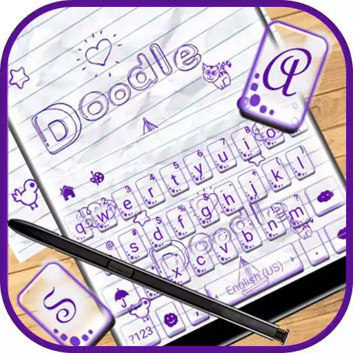 Play Simple Doodle Keyboard Theme APK