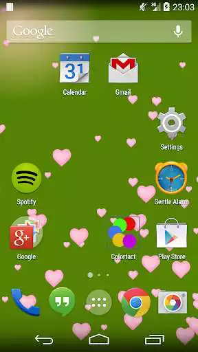 Play Simple Hearts Live Wallpaper