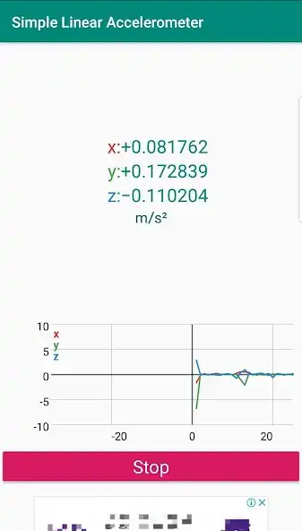 Play Simple Linear Accelerometer (excluding gravity)  and enjoy Simple Linear Accelerometer (excluding gravity) with UptoPlay