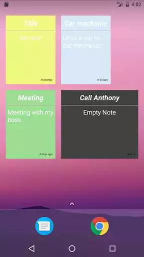 Play SimpleNote Sticky Note