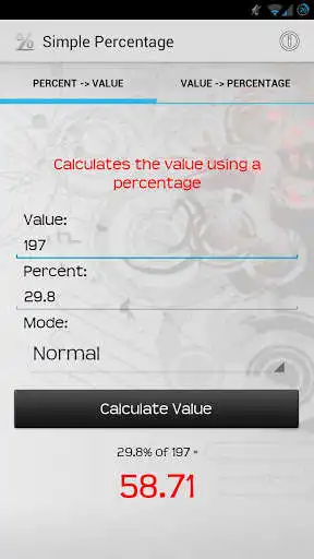 Play Simple Percentage