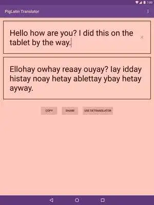 Play Simple Pig Latin Translator/Detranslator