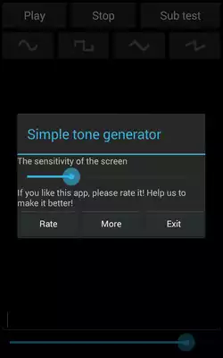 Play Simple tone generator