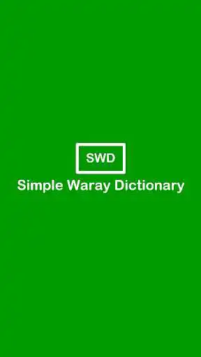 Play Simple Waray Dictionary  and enjoy Simple Waray Dictionary with UptoPlay