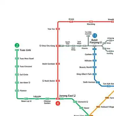 Play Singapore Metro map MRT and LRT train Map 2017