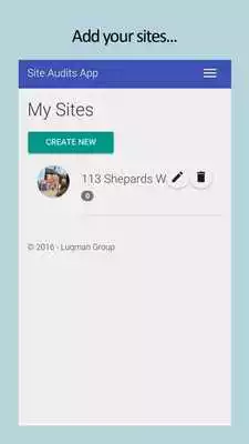 Play Site Audits App