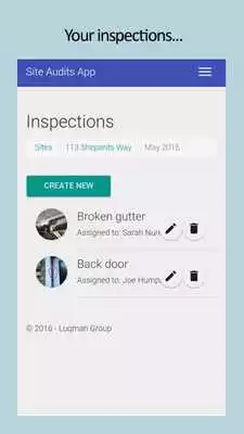 Play Site Audits App