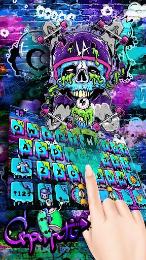 Play Skate Graffiti Keyboard Theme as an online game Skate Graffiti Keyboard Theme with UptoPlay