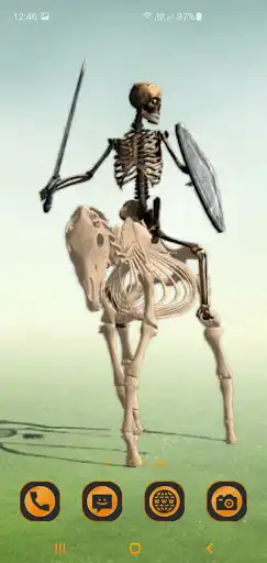 Play Skeleton Knight Live Wallpaper as an online game Skeleton Knight Live Wallpaper with UptoPlay