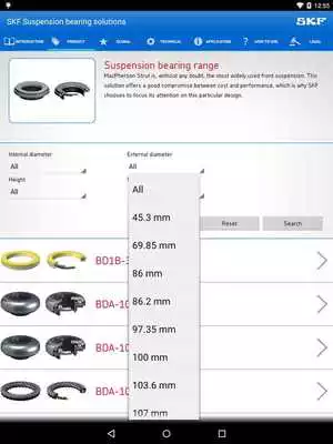 Play SKF Suspension bearings