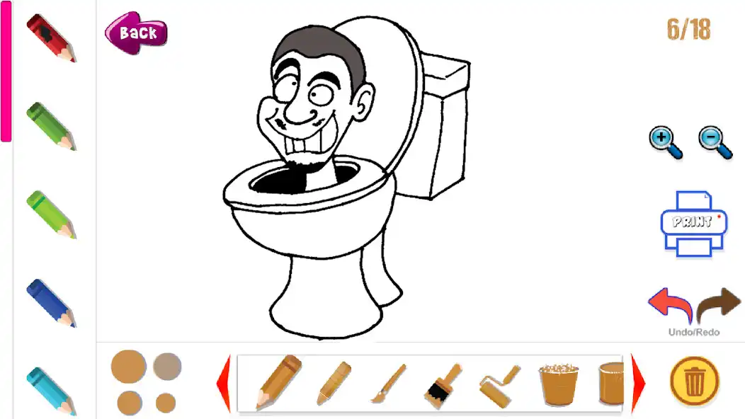 Play Skibidi Toilet Coloring Game  and enjoy Skibidi Toilet Coloring Game with UptoPlay