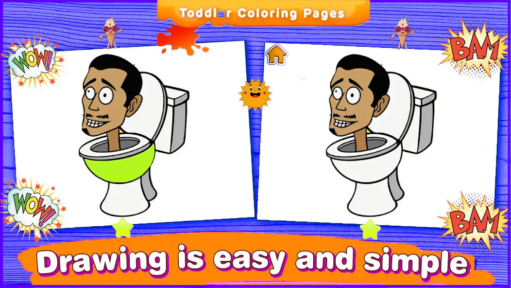 Play Skibidi Toilet : Coloring as an online game Skibidi Toilet : Coloring with UptoPlay