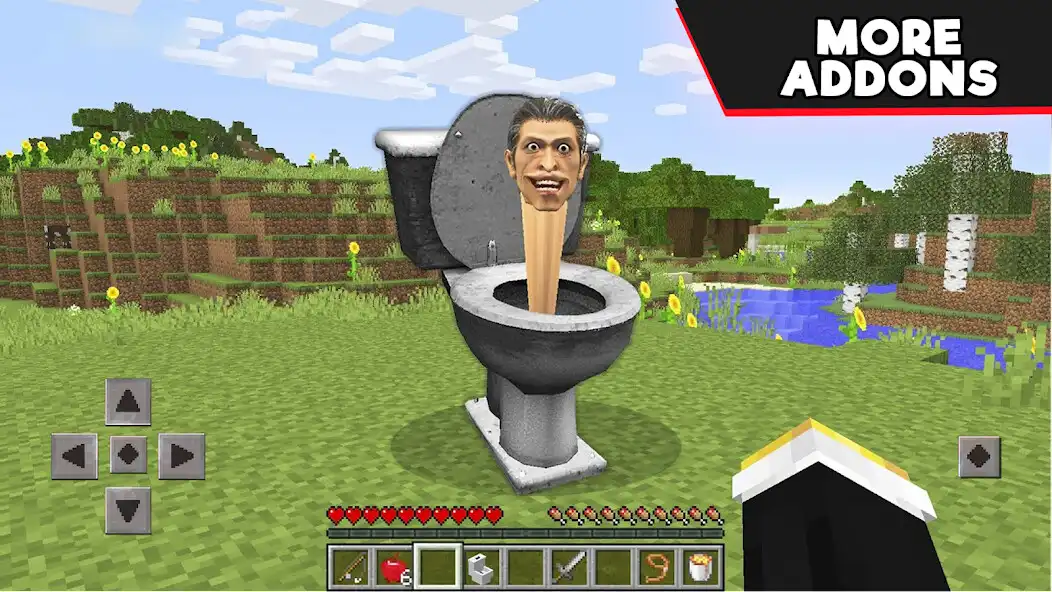 Play Skibidi Toilet Minecraft Mod as an online game Skibidi Toilet Minecraft Mod with UptoPlay