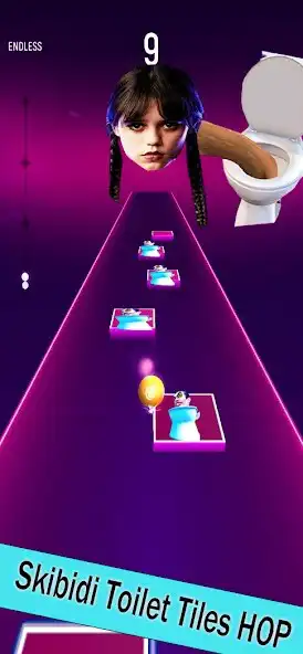 Play Skibidi Toilet tiles hop music  and enjoy Skibidi Toilet tiles hop music with UptoPlay