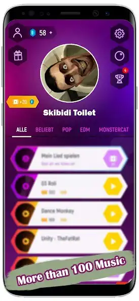 Play Skibidi Toilet Tiles Hop Piano  and enjoy Skibidi Toilet Tiles Hop Piano with UptoPlay