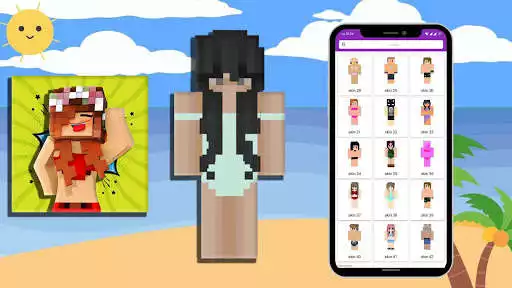 Play Skin bikini swimsuit mcpe as an online game Skin bikini swimsuit mcpe with UptoPlay