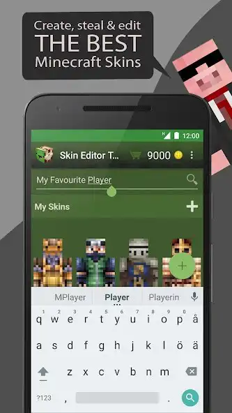 Play Skin Editor for Minecraft: Cus  and enjoy Skin Editor for Minecraft: Cus with UptoPlay