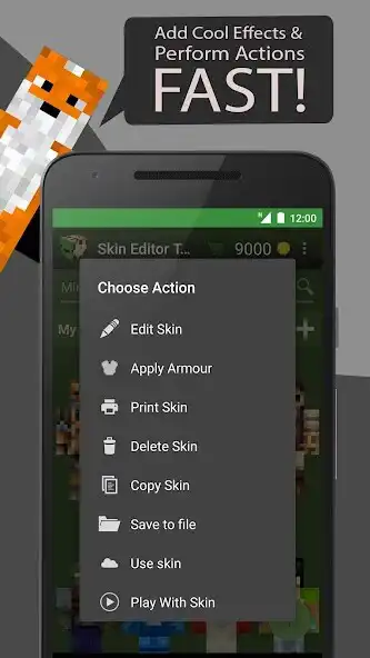 Play Skin Editor for Minecraft: Cus as an online game Skin Editor for Minecraft: Cus with UptoPlay