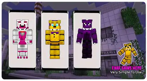 Play Skin FNAF Mod For Minecraft as an online game Skin FNAF Mod For Minecraft with UptoPlay