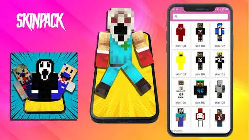 Play Skin Scream Horror For MCPE as an online game Skin Scream Horror For MCPE with UptoPlay