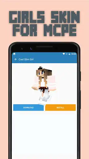 Play Skins Girl for MCPE  and enjoy Skins Girl for MCPE with UptoPlay