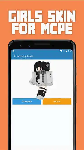 Play Skins Girl for MCPE as an online game Skins Girl for MCPE with UptoPlay