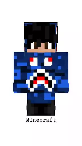 Play Skin Sharkboy for MCPE as an online game Skin Sharkboy for MCPE with UptoPlay