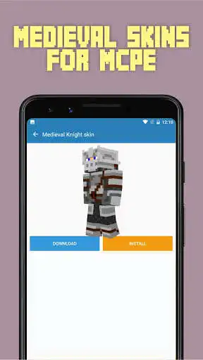 Play Skins Medeval for MCPE as an online game Skins Medeval for MCPE with UptoPlay