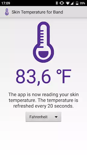 Play Skin Temp for Microsoft Band