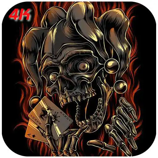 Play skull wallpapers HD and 4K free APK