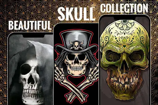 Play Skull Wallpapers HD Backgrounds as an online game Skull Wallpapers HD Backgrounds with UptoPlay