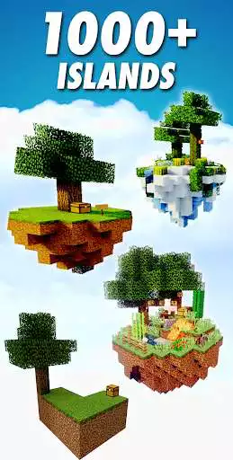 Play Sky block Maps - Island Survival as an online game Sky block Maps - Island Survival with UptoPlay