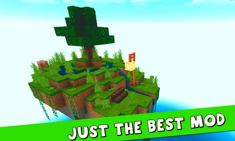 Play Skyblock mod MineCraft as an online game Skyblock mod MineCraft with UptoPlay