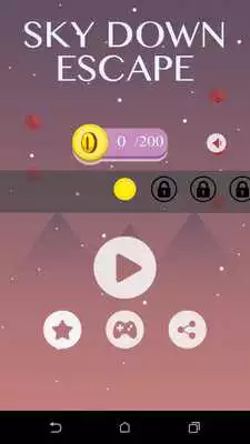 Play Sky Down Escape - One Tap Game