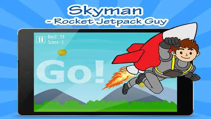 Play Skyman - Rocket Jetpack Fly