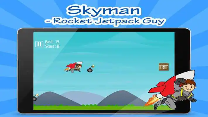 Play Skyman - Rocket Jetpack Fly