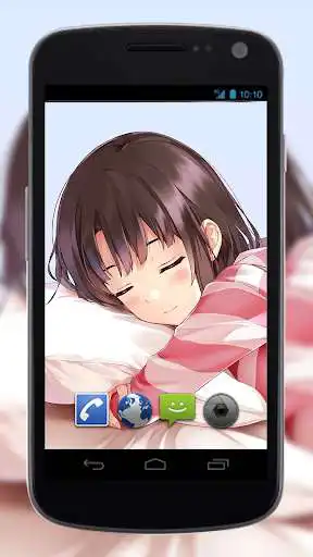 Play Sleeping Girl Anime Wallpaper  and enjoy Sleeping Girl Anime Wallpaper with UptoPlay