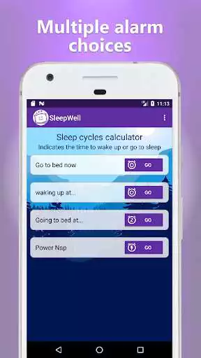 Play SleepWell, sleep cycles calculator  and enjoy SleepWell, sleep cycles calculator with UptoPlay